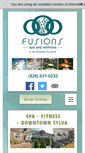Mobile Screenshot of fusionsspa.com