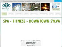 Tablet Screenshot of fusionsspa.com